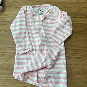 Monica and Andy footed pajamas for girl